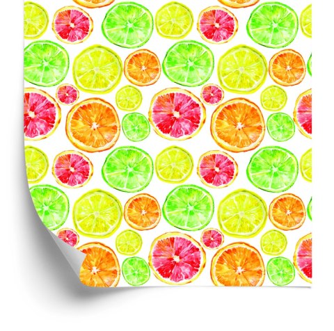 Tapeta Do Jadalni Owoce Cytryny Pomarańcze Limonki