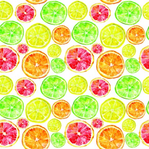 Tapeta Do Jadalni Owoce Cytryny Pomarańcze Limonki