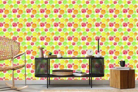 Tapeta Do Jadalni Owoce Cytryny Pomarańcze Limonki