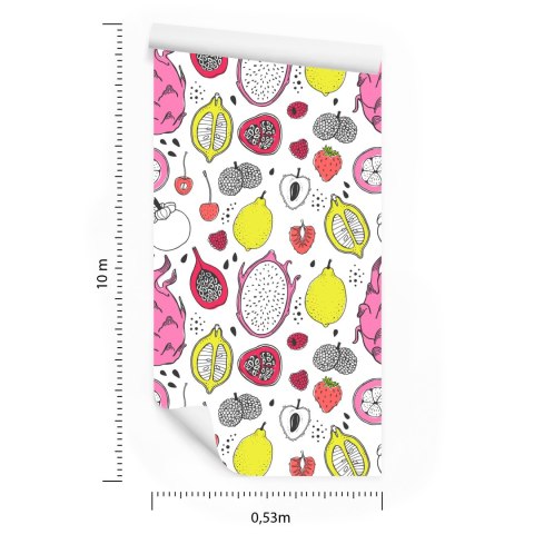 Tapeta Do Kuchni - Egzotyczne Owoce