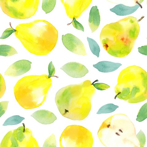 Tapeta Do Kuchni, Jadalni, Owoce, Liście