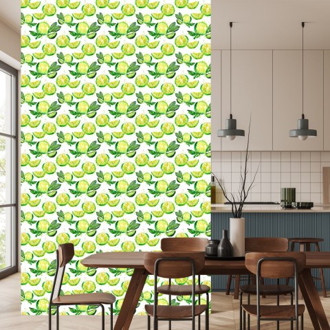 Tapeta Do Kuchni, Owoce, Limonki, Liście