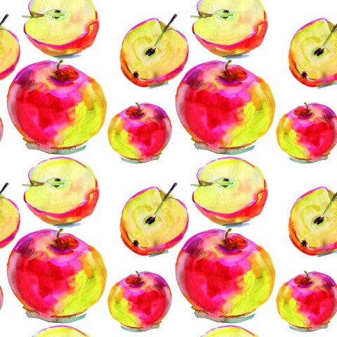 Tapeta Jabłka, Owoce, Do Kuchni, Jadalni