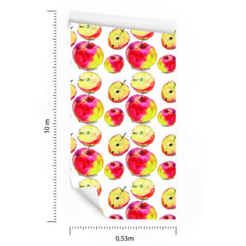 Tapeta Jabłka, Owoce, Do Kuchni, Jadalni