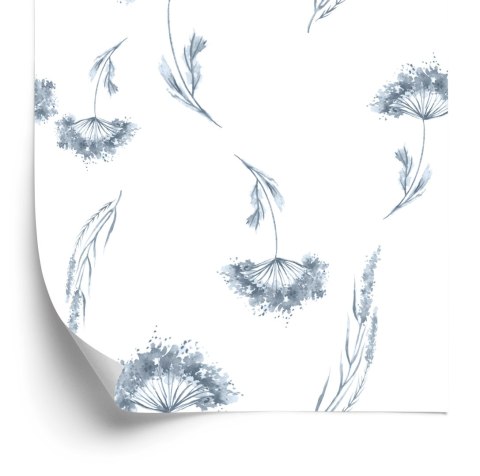 Tapeta Kwiaty Polne Malowane Akwarelą