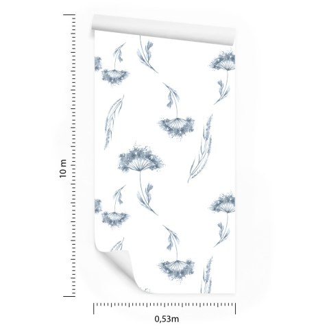 Tapeta Kwiaty Polne Malowane Akwarelą