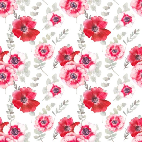 Tapeta Kwiaty Z Eukaliptusem