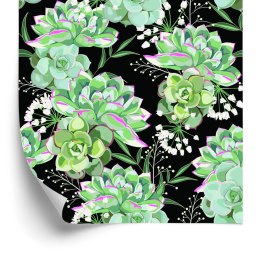 Tapeta Kwiaty Z Kaktusami