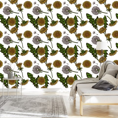 Tapeta Kwitnące Dmuchawce