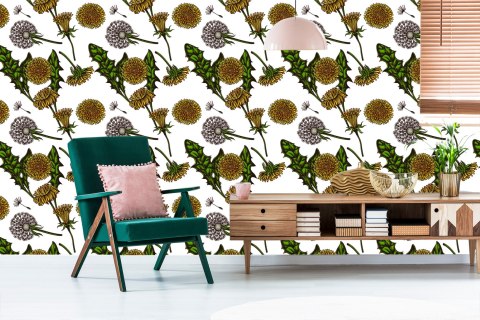 Tapeta Kwitnące Dmuchawce