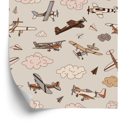 Tapeta Samoloty W Stylu Vintage