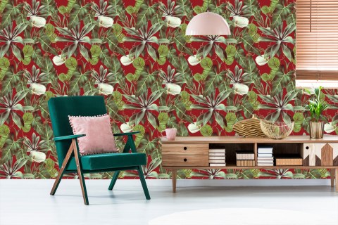 Tapeta Egzotyczne Liście