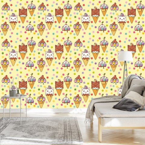 Tapeta Kocie Lody
