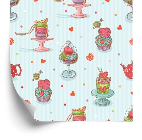 Tapeta Kolorowe Wypieki Cukiernicze