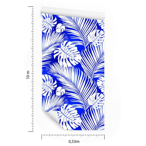 Tapeta Liście Monstera I Palmy