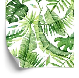 Tapeta Liście W Jasnej Zieleni