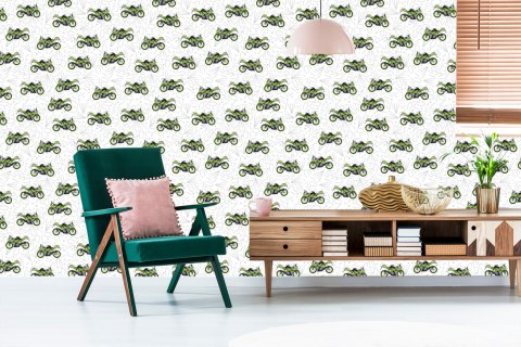 Tapeta Nowoczesne Motocykle Z Wzorkami