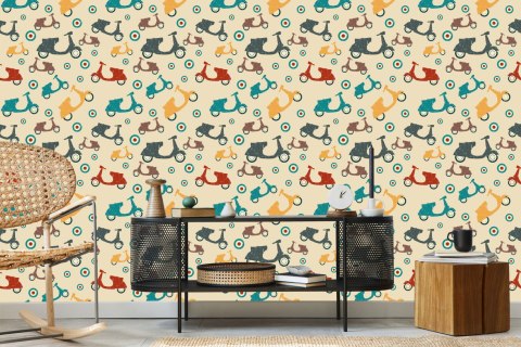 Tapeta Skutery W Stylu Vintage