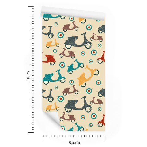 Tapeta Skutery W Stylu Vintage
