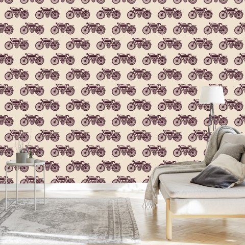 Tapeta Szkice Motocyklów Vintage