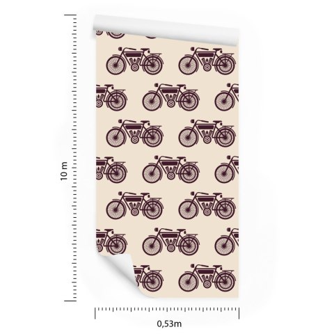 Tapeta Szkice Motocyklów Vintage