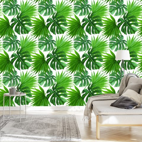 Tapeta Zielone Liście