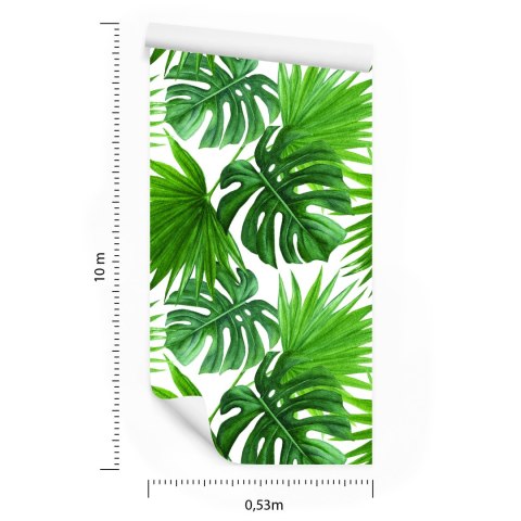 Tapeta Zielone Liście