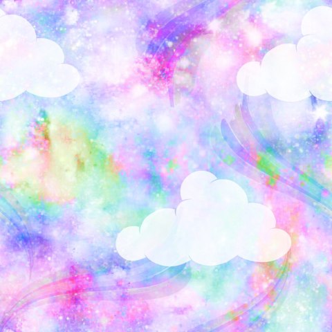 Tapeta Chmury Z Tęczą