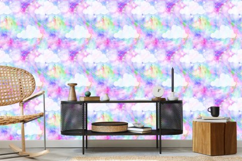 Tapeta Chmury Z Tęczą