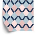 Tapeta Geometryczna - Kolorowe Romby