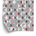 Tapeta Geometryczna - Kolorowe Romby