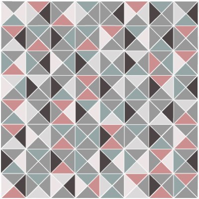 Tapeta Geometryczna - Kolorowe Romby