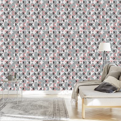Tapeta Geometryczna - Kolorowe Romby