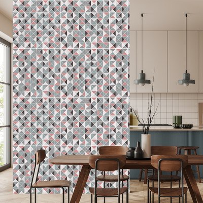Tapeta Geometryczna - Kolorowe Romby