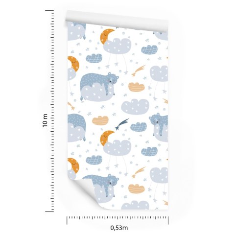 Tapeta Misie W Chmurach