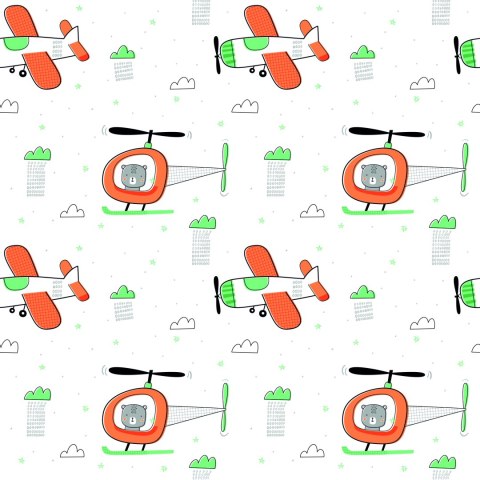 Tapeta Misie W Helikopterach