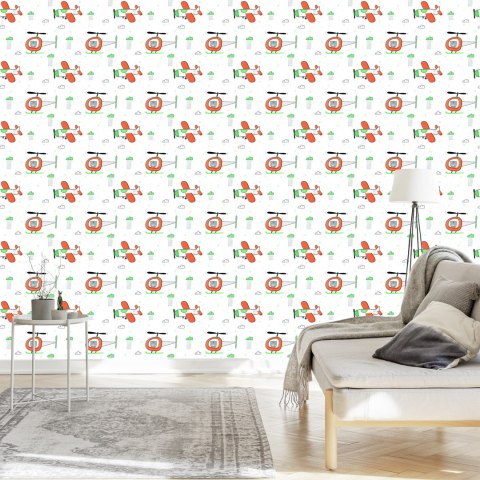 Tapeta Misie W Helikopterach