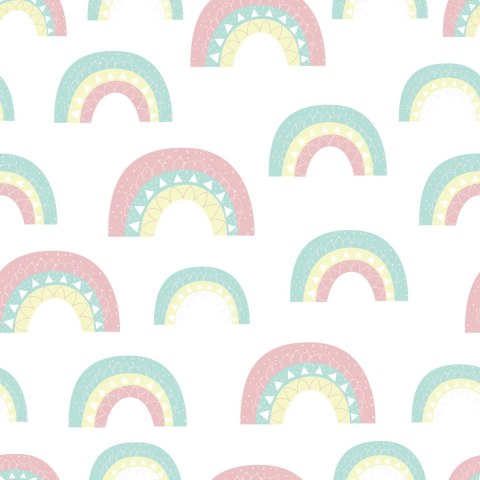 Tapeta Pastelowa Tęcza