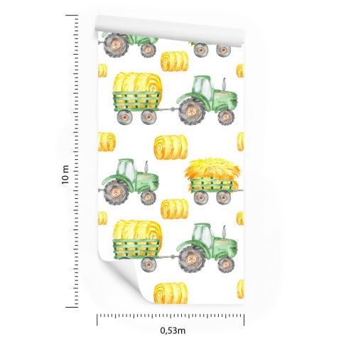 Tapeta Traktory Z Przyczepami