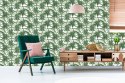 Tapeta Zieleń Natura Drzewa Palmy Sypialnia Salon