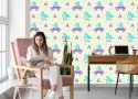 Tapeta Dla Dzieci, Leniwce W Stylu Skandynawskim