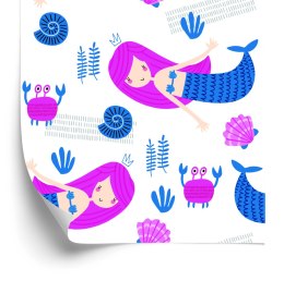 Tapeta Dla Dzieci, Syreny W Stylu Skandynawskim