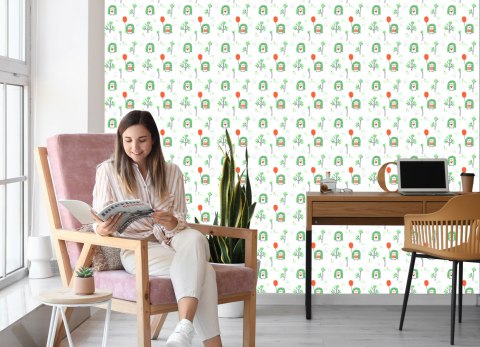 Tapeta Do Pokoju Dziecka, Natura Styl Skandynawski