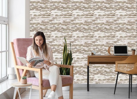 Tapeta Drewniane Deski W Stylu Vintage