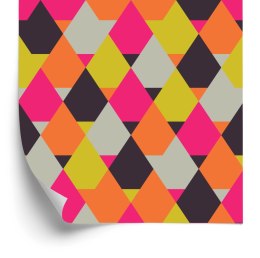 Tapeta Geometryczna - Kolorowe Romby