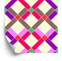 Tapeta Geometryczna - Kolorowe Romby