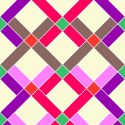 Tapeta Geometryczna - Kolorowe Romby