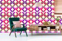 Tapeta Geometryczna - Kolorowe Romby