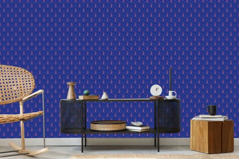 Tapeta Geometryczna W Stylu Art Deco