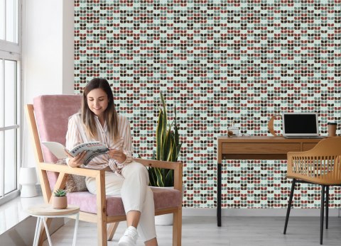 Tapeta Geometryczne Wzory Retro